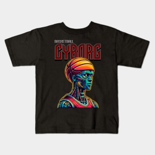 Basketball Cyborg Kids T-Shirt